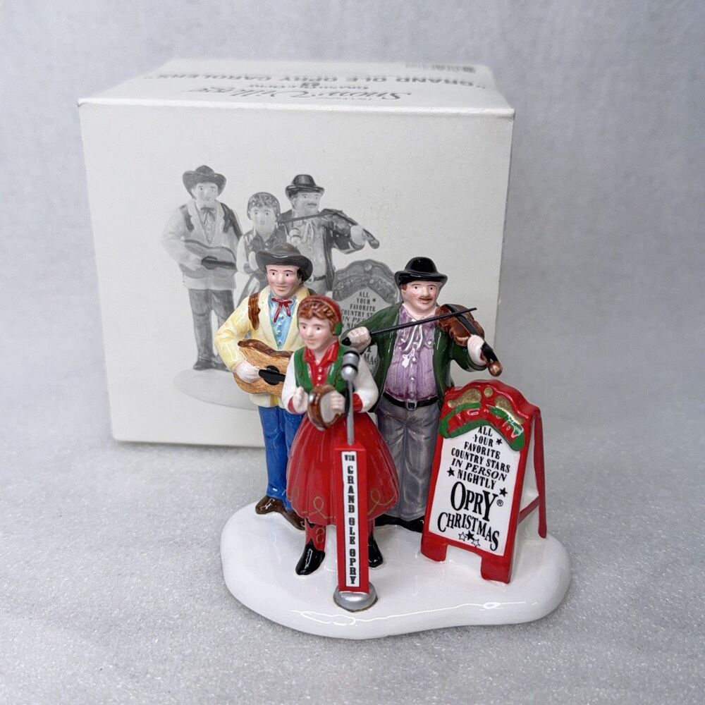 Department 56 Snow Village Grand Ole Opry Carolers 1 Piece 54867 EUC